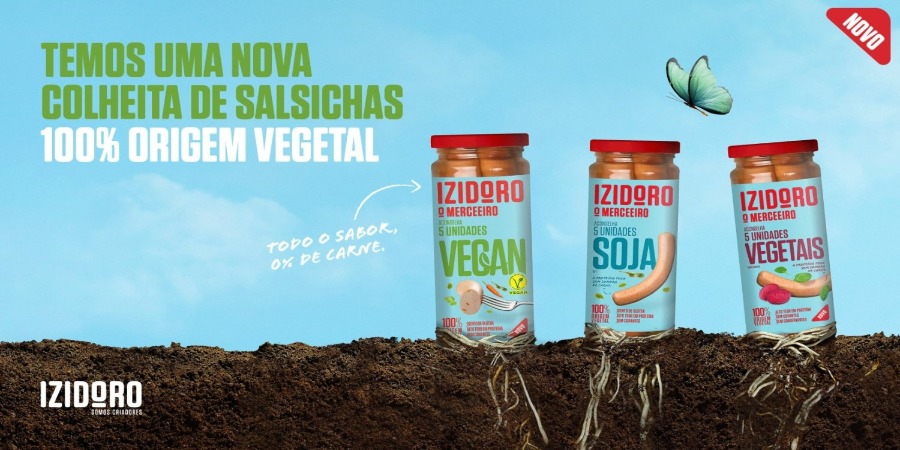Salsichas 100% vegetais. Marca portuguesa Izidoro inova no mercado