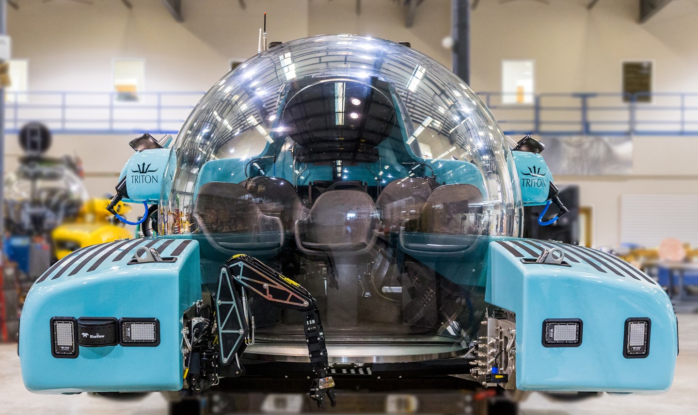 Este submarino particular atinge mil metros de profundidade