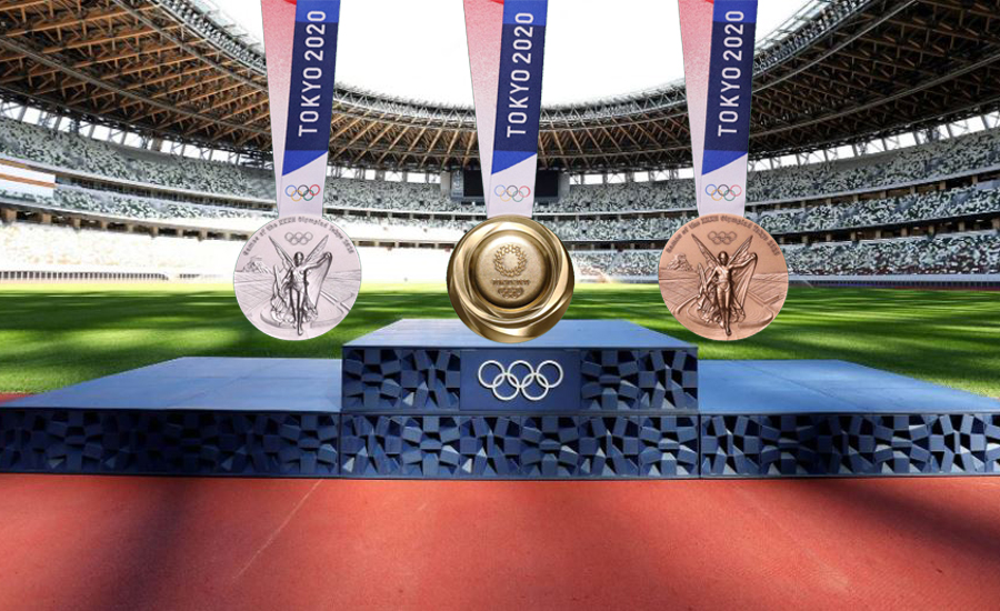 Jogos Olímpicos terão medalhas feitas de lixo eletrónico e pódios de plástico reciclado