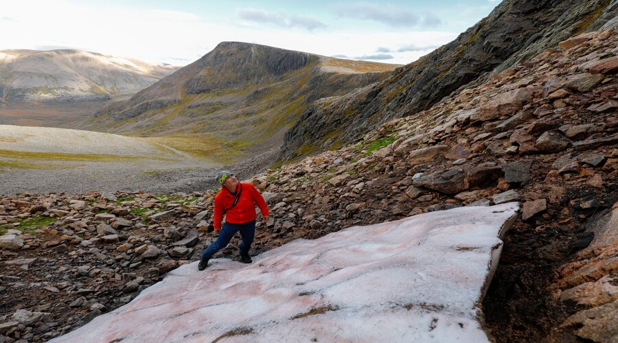 Mancha de neve mais antiga do Reino Unido está a derreter