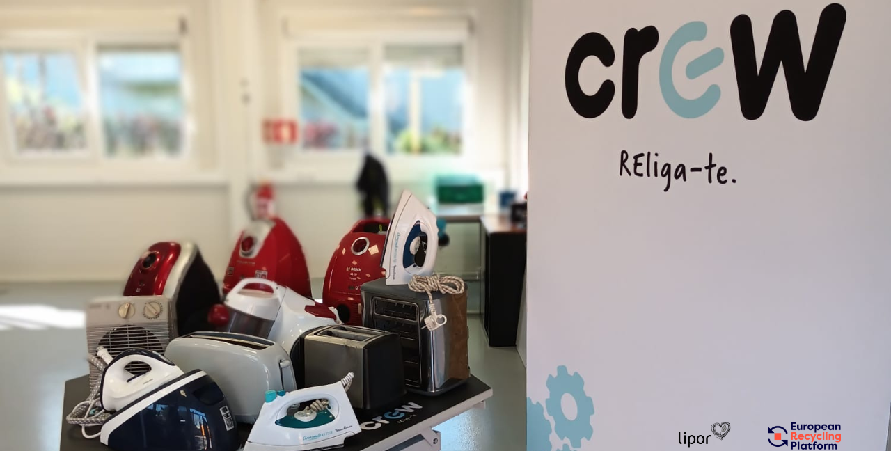 CREW reparou 76 equipamentos e evitou mais de 350 quilos de resíduos elétricos